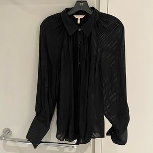 Rebecca taylor sheer blouse